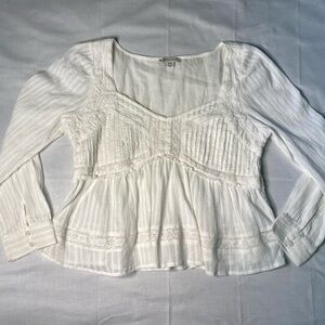 American Eagle Outfitters White Blouse